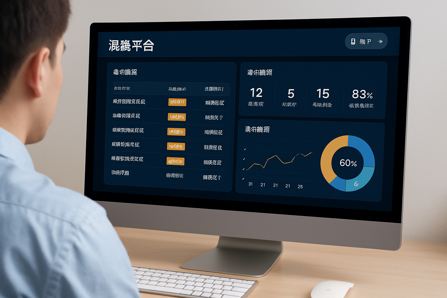 智慧调解平台界面